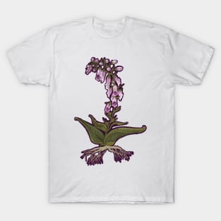 Hand-drawn Foxglove Flower T-Shirt